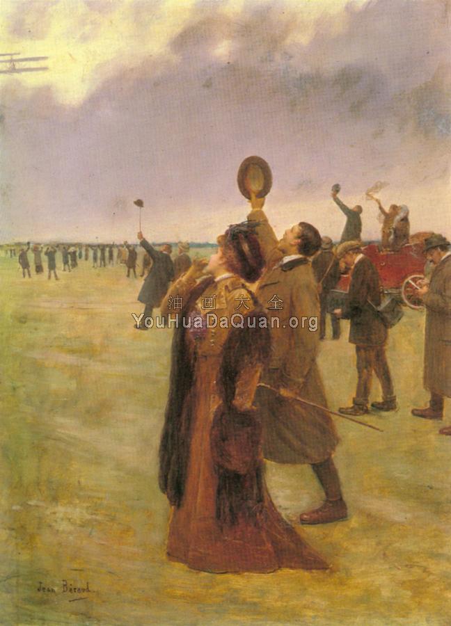 Envole D un Biplan Type Wright - 让·贝劳德